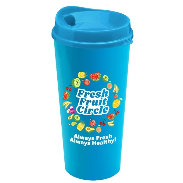 The Roadmaster - 20 oz. Travel Tumbler with Auto Sip Lid... from ASI 40480 Koozie Group