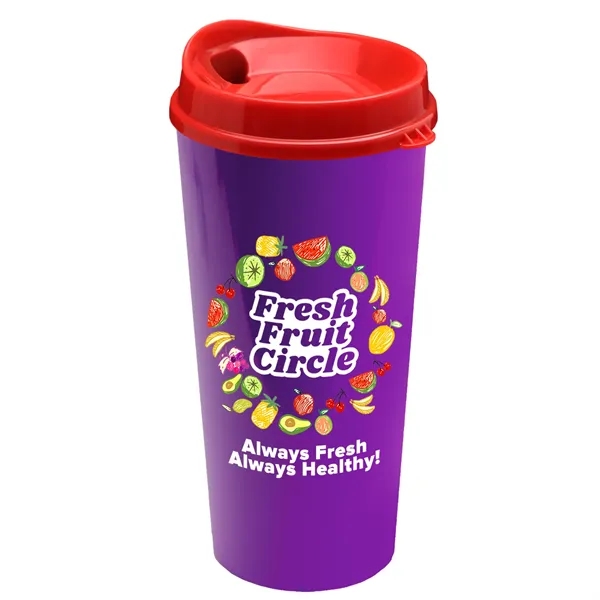 The Roadmaster - 20 oz. Travel Tumbler with Auto Sip Lid... from ASI 40480 Koozie Group