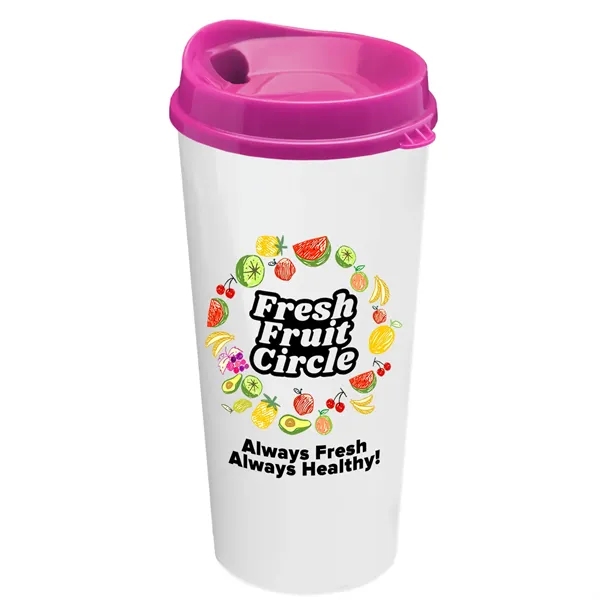 The Roadmaster - 20 oz. Travel Tumbler with Auto Sip Lid... from ASI 40480 Koozie Group