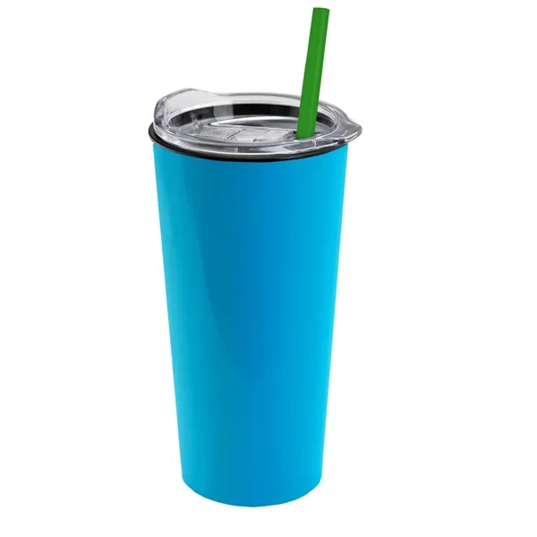 The Roadmaster - 18 oz. Travel Tumbler with Clear lid and... from ASI 40480 Koozie Group