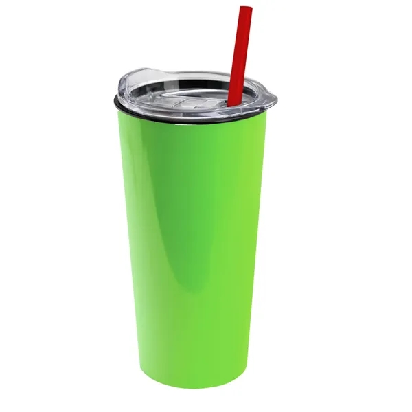 The Roadmaster - 18 oz. Travel Tumbler with Clear lid and... from ASI 40480 Koozie Group