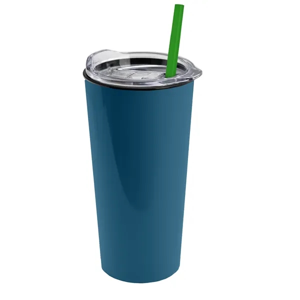 The Roadmaster - 18 oz. Travel Tumbler with Clear lid and... from ASI 40480 Koozie Group