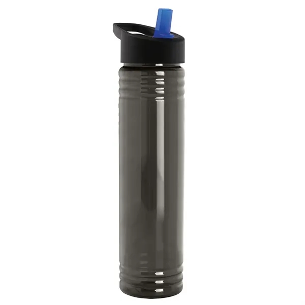 32 oz. Transparent Bottle with Flip Straw lid. Slim Cylinder Design... from ASI 40480 Koozie Group