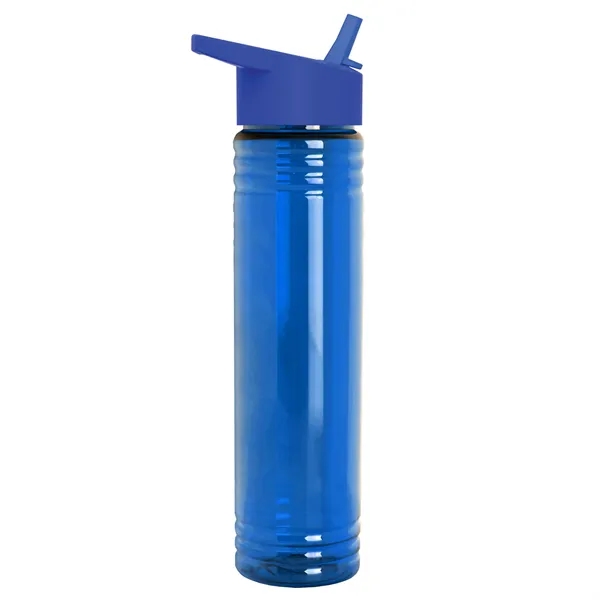 32 oz. Transparent Bottle with Flip Straw lid. Slim Cylinder Design... from ASI 40480 Koozie Group