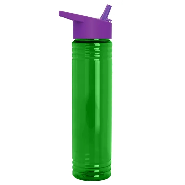 32 oz. Transparent Bottle with Flip Straw lid. Slim Cylinder Design... from ASI 40480 Koozie Group
