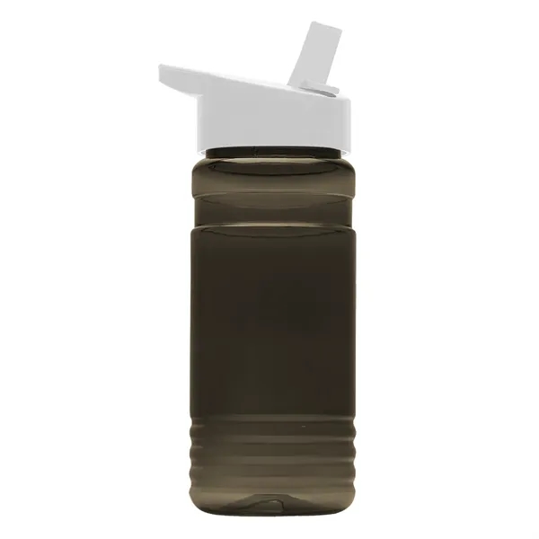 Big Grip 20 oz. Transparent Bottle -Flip Straw Lid... from ASI 40480 Koozie Group