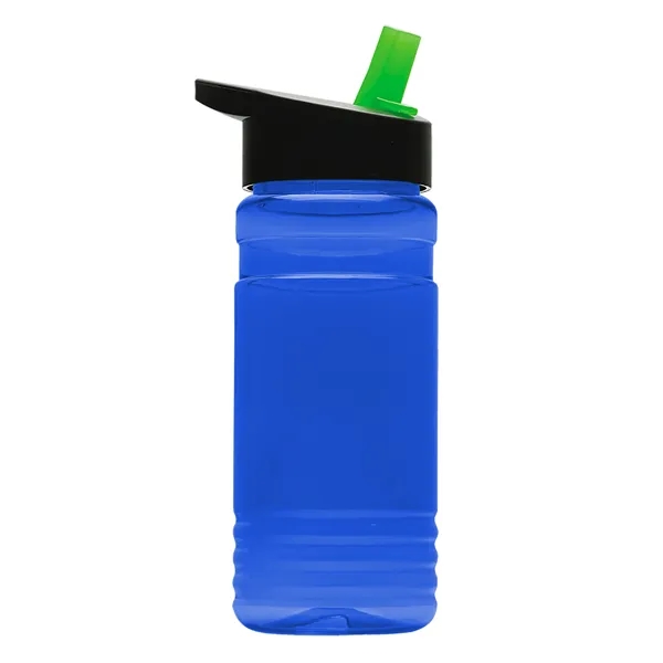 Big Grip 20 oz. Transparent Bottle -Flip Straw Lid... from ASI 40480 Koozie Group