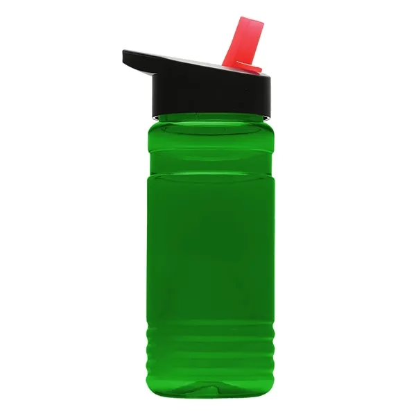 Big Grip 20 oz. Transparent Bottle -Flip Straw Lid... from ASI 40480 Koozie Group