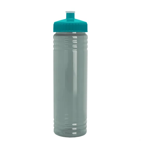 24 oz. Slim Fit UpCycle rPET Bottle with Push-Pull Lid. Molded... from ASI 40480 Koozie Group