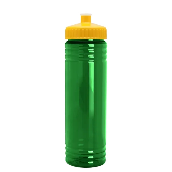 24 oz. Slim Fit UpCycle rPET Bottle with Push-Pull Lid. Molded... from ASI 40480 Koozie Group