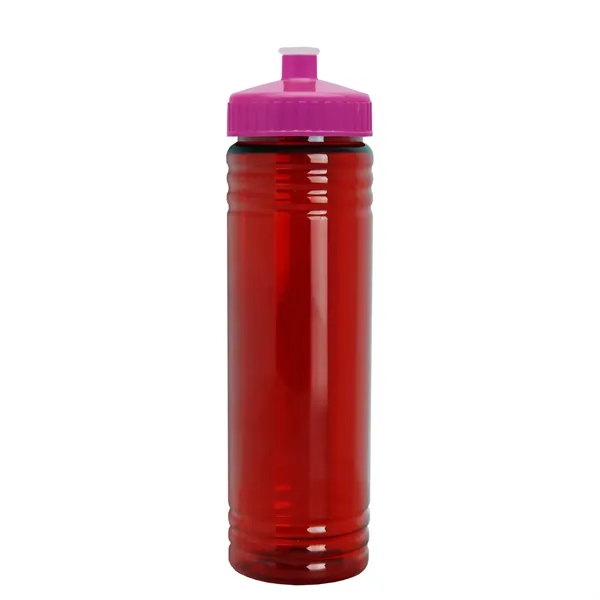 24 oz. Slim Fit UpCycle rPET Bottle with Push-Pull Lid. Molded... from ASI 40480 Koozie Group