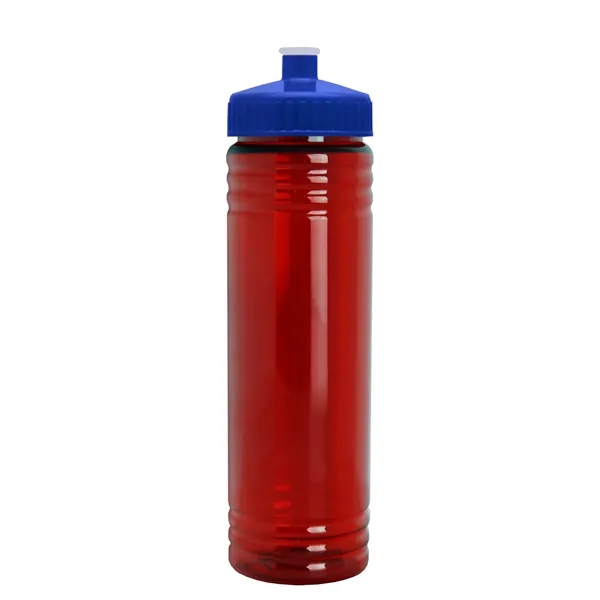 24 oz. Slim Fit UpCycle rPET Bottle with Push-Pull Lid. Molded... from ASI 40480 Koozie Group