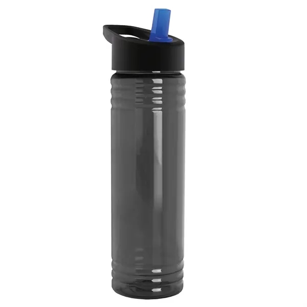 Slim Cylinder Design 24 oz. UpCycle Sport Bottles with Flip Straw... from ASI 40480 Koozie Group