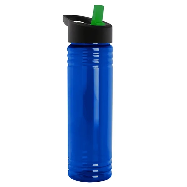 Slim Cylinder Design 24 oz. UpCycle Sport Bottles with Flip Straw... from ASI 40480 Koozie Group