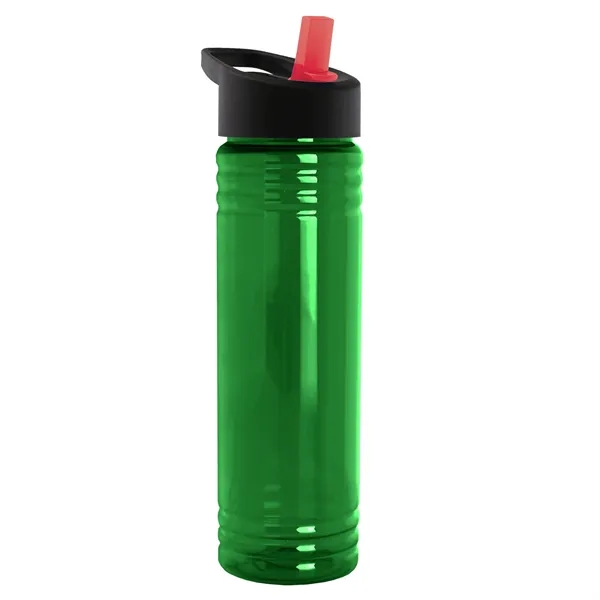 Slim Cylinder Design 24 oz. UpCycle Sport Bottles with Flip Straw... from ASI 40480 Koozie Group