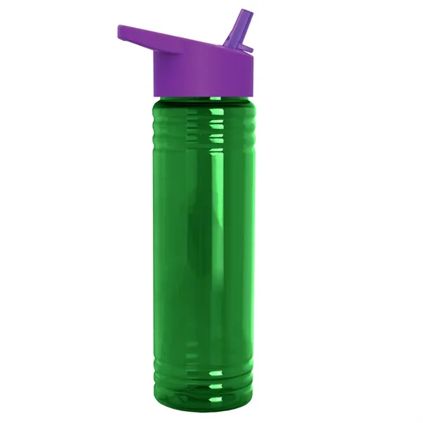 Slim Cylinder Design 24 oz. UpCycle Sport Bottles with Flip Straw... from ASI 40480 Koozie Group