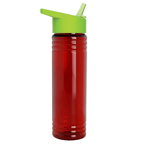 Slim Cylinder Design 24 oz. UpCycle Sport Bottles with Flip Straw... from ASI 40480 Koozie Group