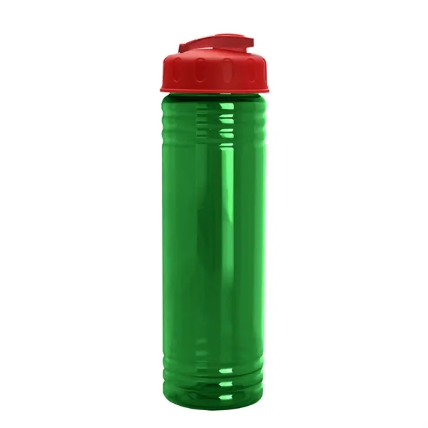 Slim Cylinder Design 24 oz. UpCycle Sport Bottles with Flip Lid.... from ASI 40480 Koozie Group