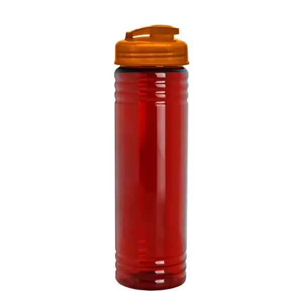 Slim Cylinder Design 24 oz. UpCycle Sport Bottles with Flip Lid.... from ASI 40480 Koozie Group