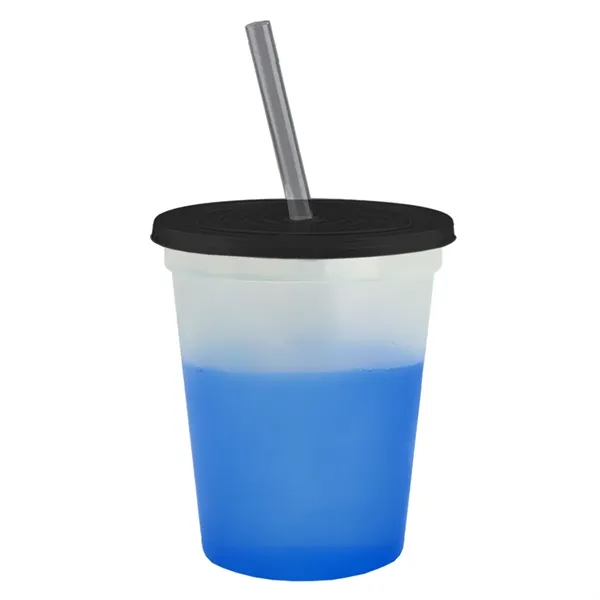Garyline® Cups-on-the-Go Color-Changing Sport Sipper - 16...... from ASI 40480 Koozie Group