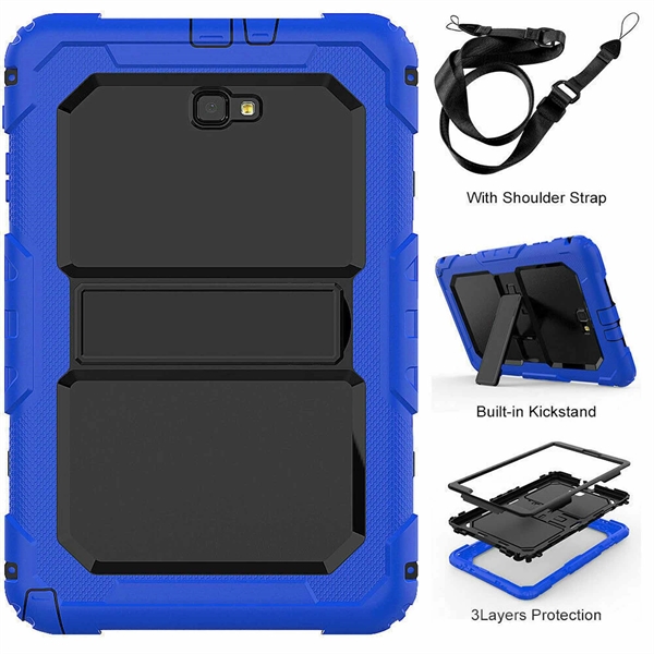 Samsung Galaxy Tab A 10.1 Hybrid Heavy Duty Case with Strap... from ASI 79909 Promotek / Promotek™
