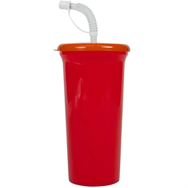 Jumbo Sport Sipper with Reusable Straw holds 32 oz. Perfect for... from ASI 40480 Koozie Group