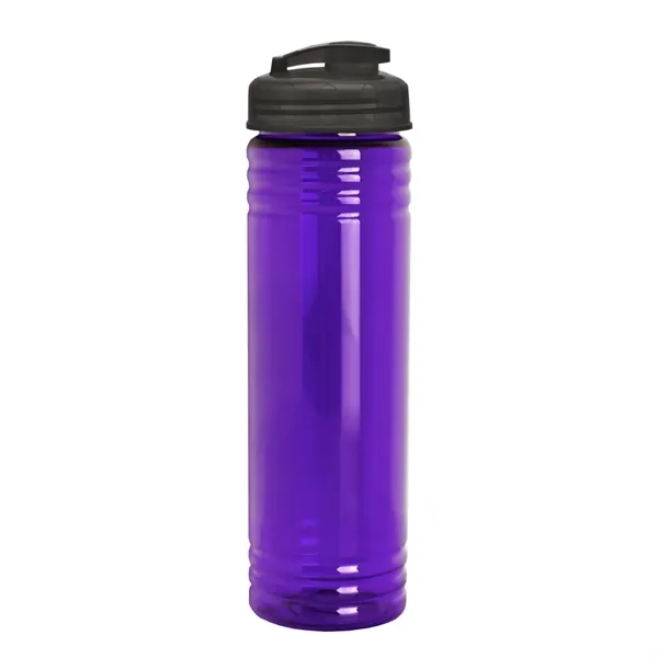 Slim Cylinder Design 24 oz Transparent Sport Bottles with Flip Top... from ASI 40480 Koozie Group