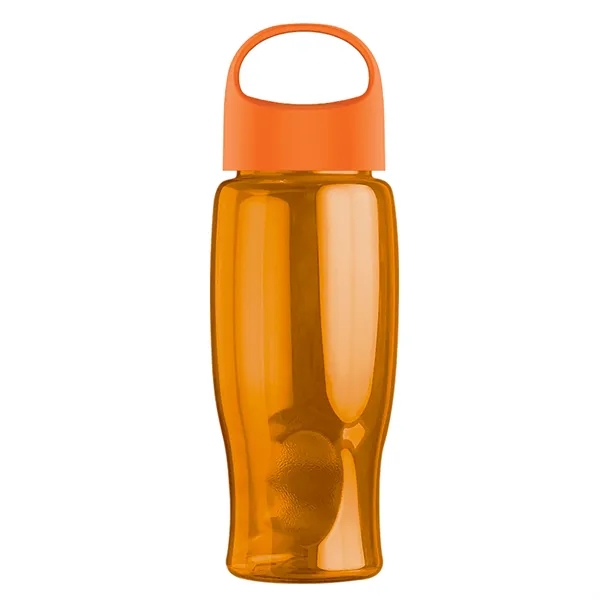 Poly-Pure - 27 Oz. Transparent Bottle With Oval Crest Lid... from ASI 40480 Koozie Group