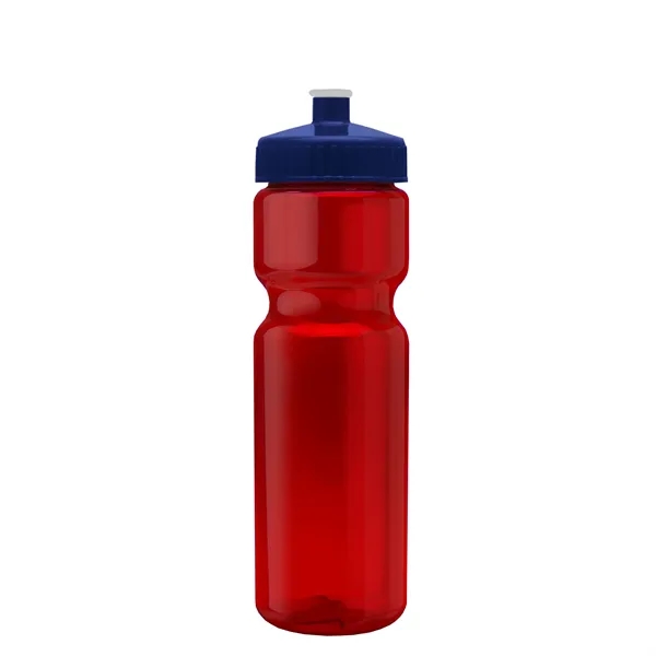 Transparent sports bottle, 28 oz., heavy wall design for multiple use.... from ASI 40480 Koozie Group