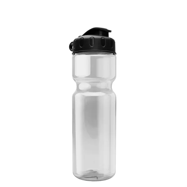 Transparent bottle with a flip top lid, 28 oz.... from ASI 40480 Koozie Group