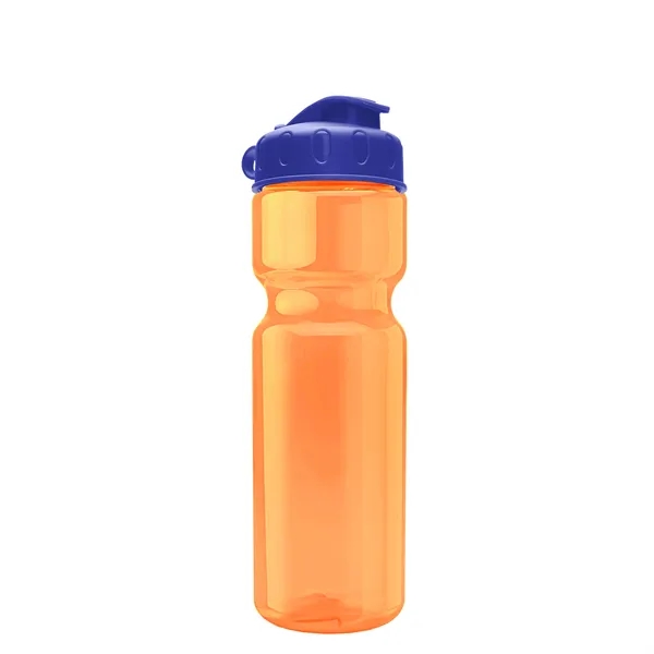 Transparent bottle with a flip top lid, 28 oz.... from ASI 40480 Koozie Group