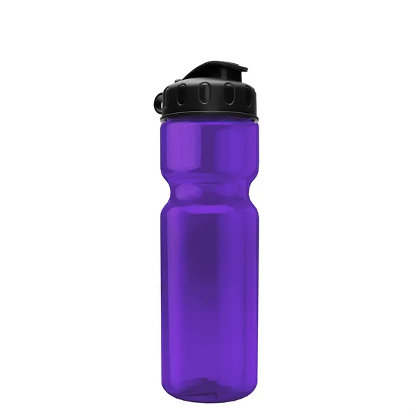 Transparent bottle with a flip top lid, 28 oz.... from ASI 40480 Koozie Group