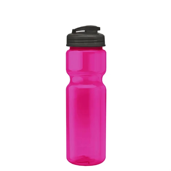 28 oz Transparent Bike Bottle with Flip Top Lid... from ASI 40480 Koozie Group