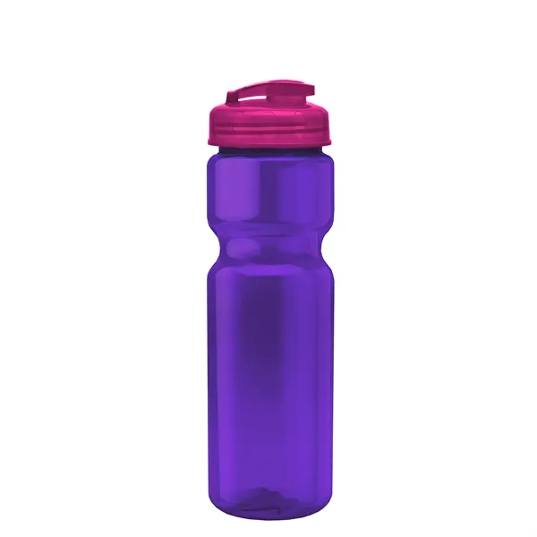 28 oz Transparent Bike Bottle with Flip Top Lid... from ASI 40480 Koozie Group