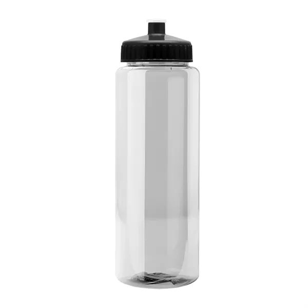 Transparent sports bottle, 32 oz. made of reusable and recyclable PETE.... from ASI 40480 Koozie Group