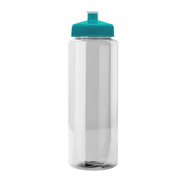 Transparent sports bottle, 32 oz. made of reusable and recyclable PETE.... from ASI 40480 Koozie Group