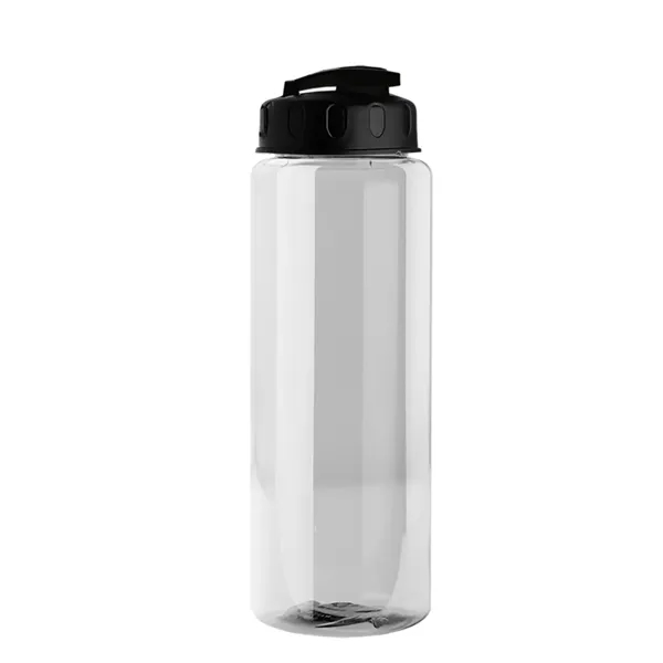 The Guzzler - 32 oz. Transparent Bottle with USA Flip lid... from ASI 40480 Koozie Group