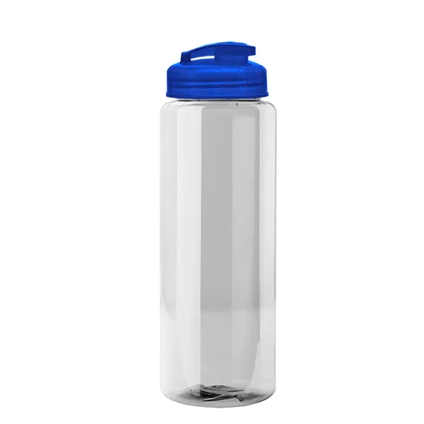 The Guzzler - 32 oz. Transparent Bottle with USA Flip lid... from ASI 40480 Koozie Group