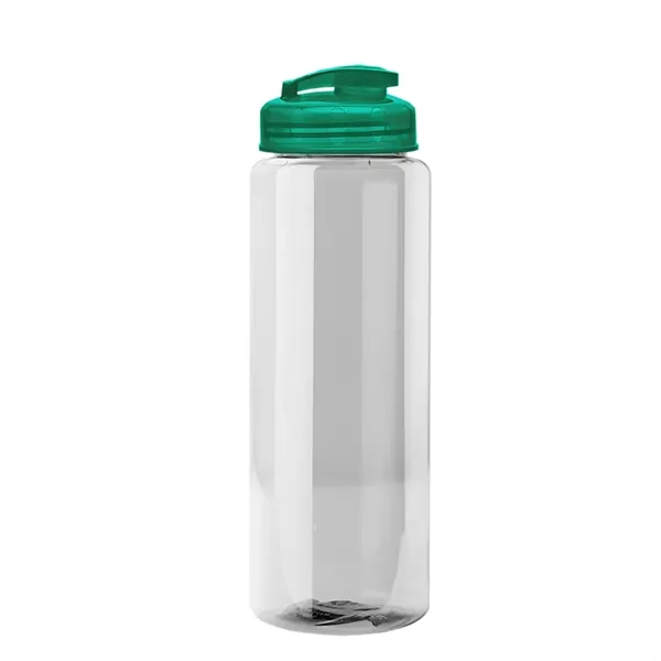 The Guzzler - 32 oz. Transparent Bottle with USA Flip lid... from ASI 40480 Koozie Group
