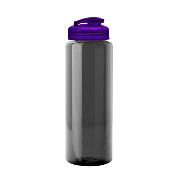 The Guzzler - 32 oz. Transparent Bottle with USA Flip lid... from ASI 40480 Koozie Group