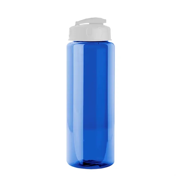 The Guzzler - 32 oz. Transparent Bottle with USA Flip lid... from ASI 40480 Koozie Group