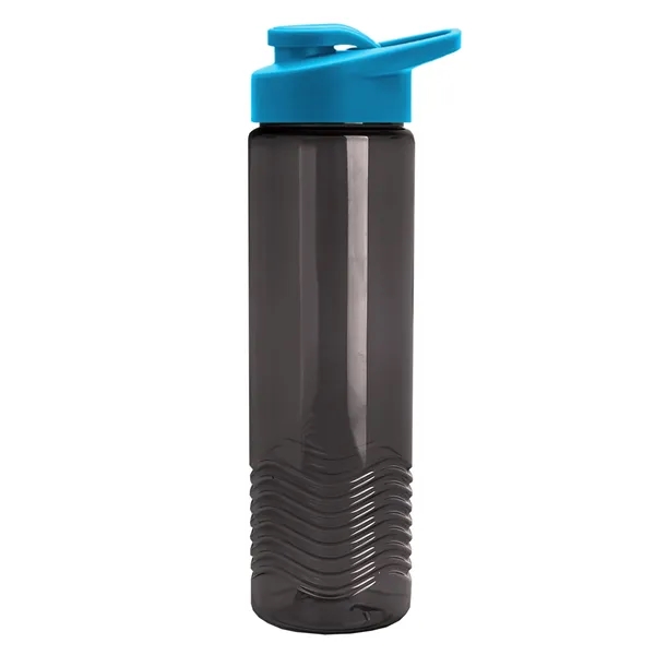 New Slim Cylinder Design 24 oz. Transparent Sport Bottle with Drink-Thru... from ASI 40480 Koozie Group