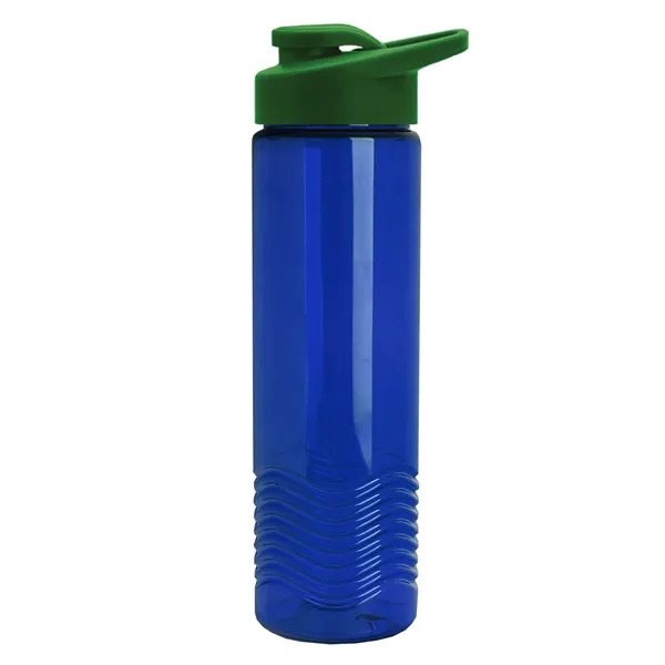 New Slim Cylinder Design 24 oz. Transparent Sport Bottle with Drink-Thru... from ASI 40480 Koozie Group