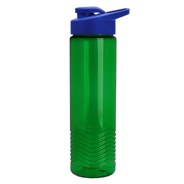 New Slim Cylinder Design 24 oz. Transparent Sport Bottle with Drink-Thru... from ASI 40480 Koozie Group