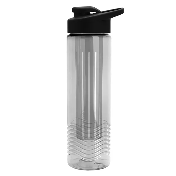 Wave 24 oz. Slim Cylinder Wave Design with Drink thru lid... from ASI 40480 Koozie Group