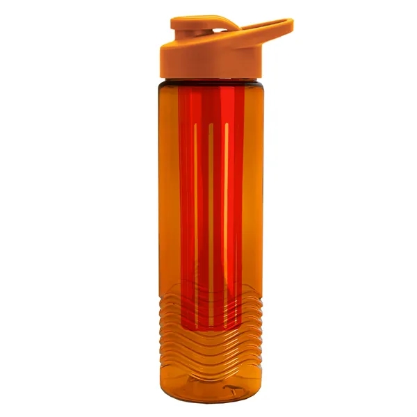 Wave 24 oz. Slim Cylinder Wave Design with Drink thru lid... from ASI 40480 Koozie Group