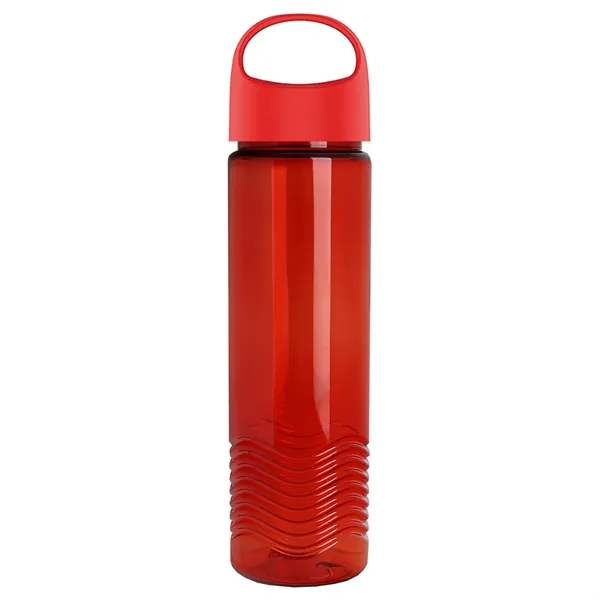 Wave - 24 oz Bottle -Ring Straw Lid... from ASI 40480 Koozie Group