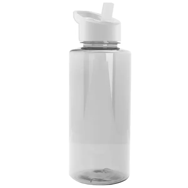 The Mountaineer 36 oz. Transparent Bottle with Flip Straw lid. ... from ASI 40480 Koozie Group