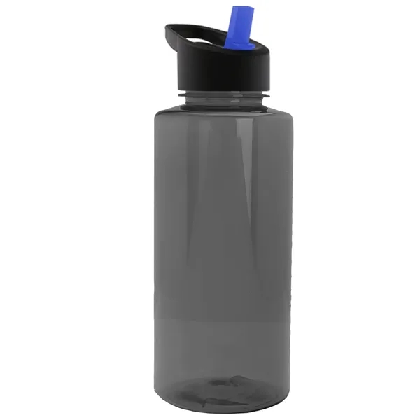 The Mountaineer 36 oz. Transparent Bottle with Flip Straw lid. ... from ASI 40480 Koozie Group