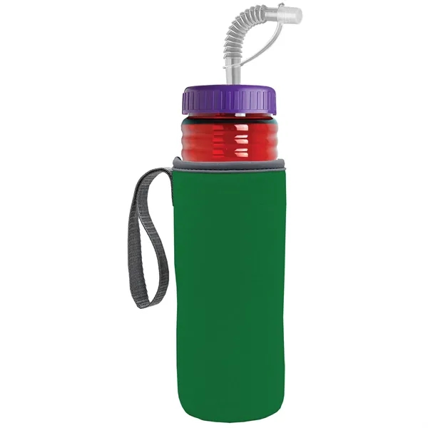 Garyline® Lifeguard Bottle with Straw Lid and Insulated C...... from ASI 40480 Koozie Group
